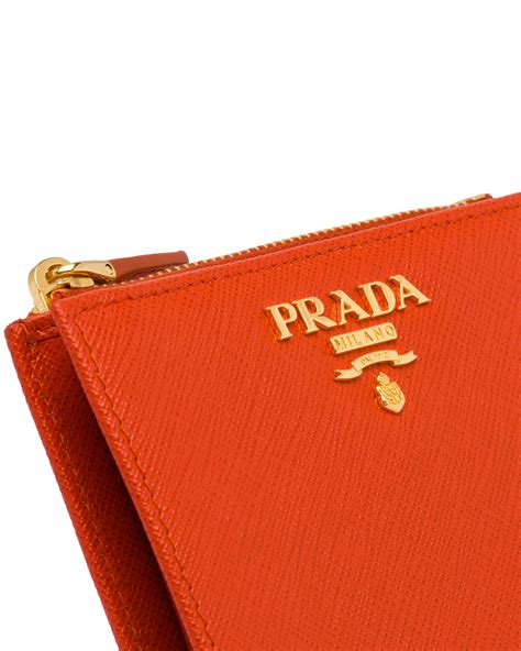 small saffiano leather wallet prada